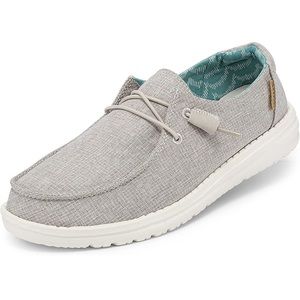 Hey Dude Women's Wendy Sox Women’s Shoes Women’s Lace Up Loafers Comfortable